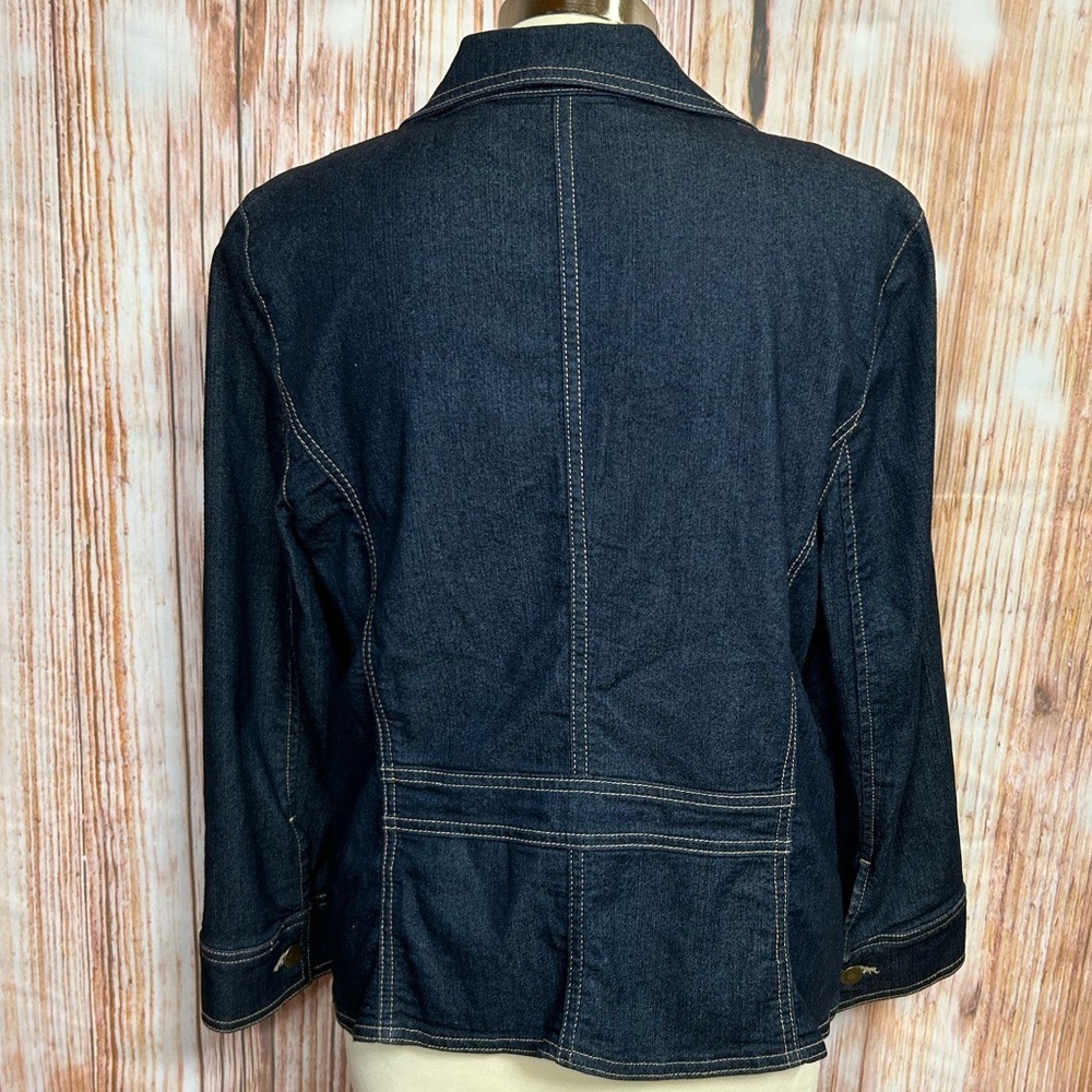 Apostrophe Stretch Jean Jacket - Picture 5 of 8